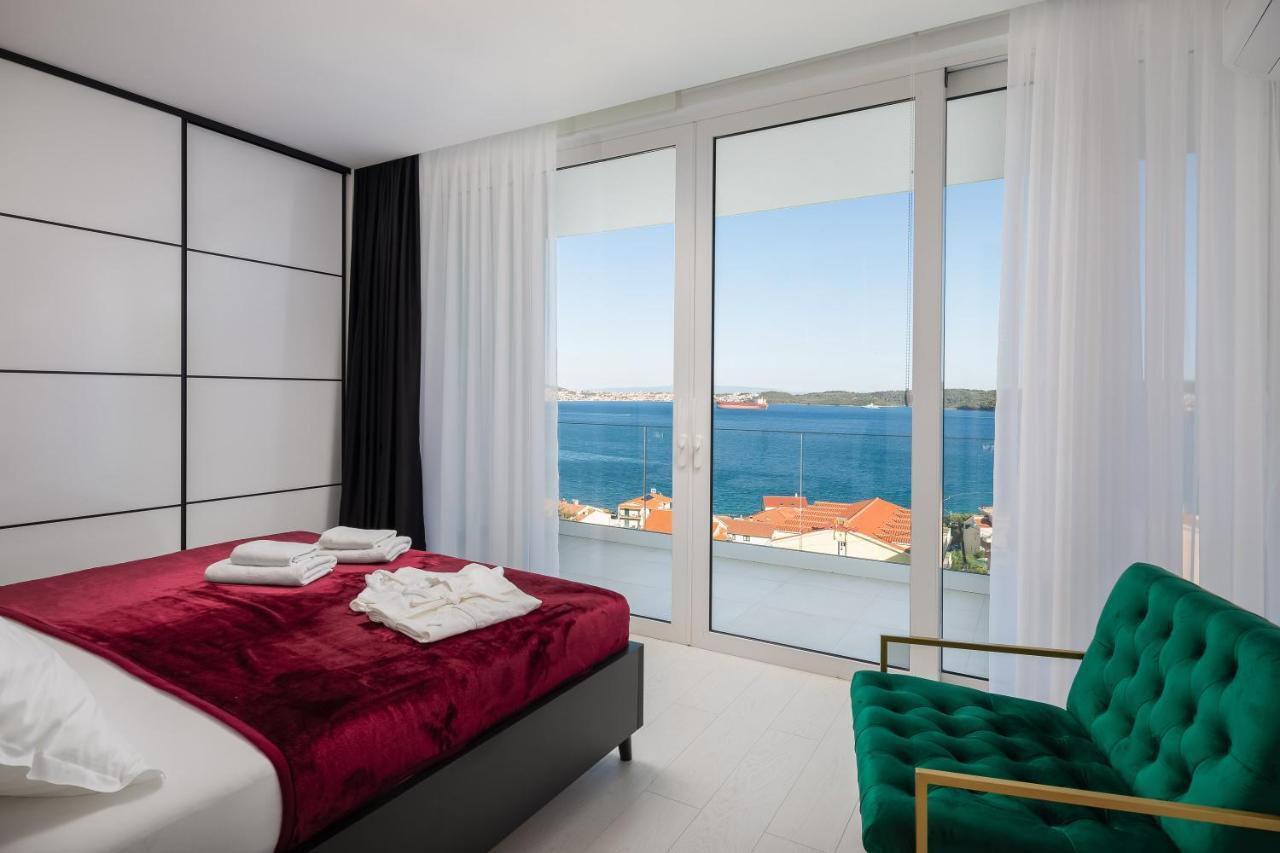 Villa Adria View With Heated Pool I Trogir Exterior photo