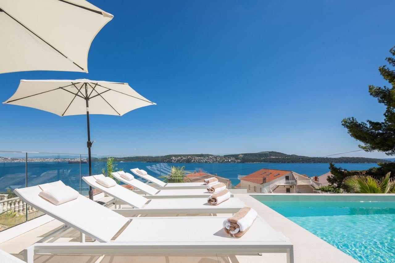 Villa Adria View With Heated Pool I Trogir Exterior photo