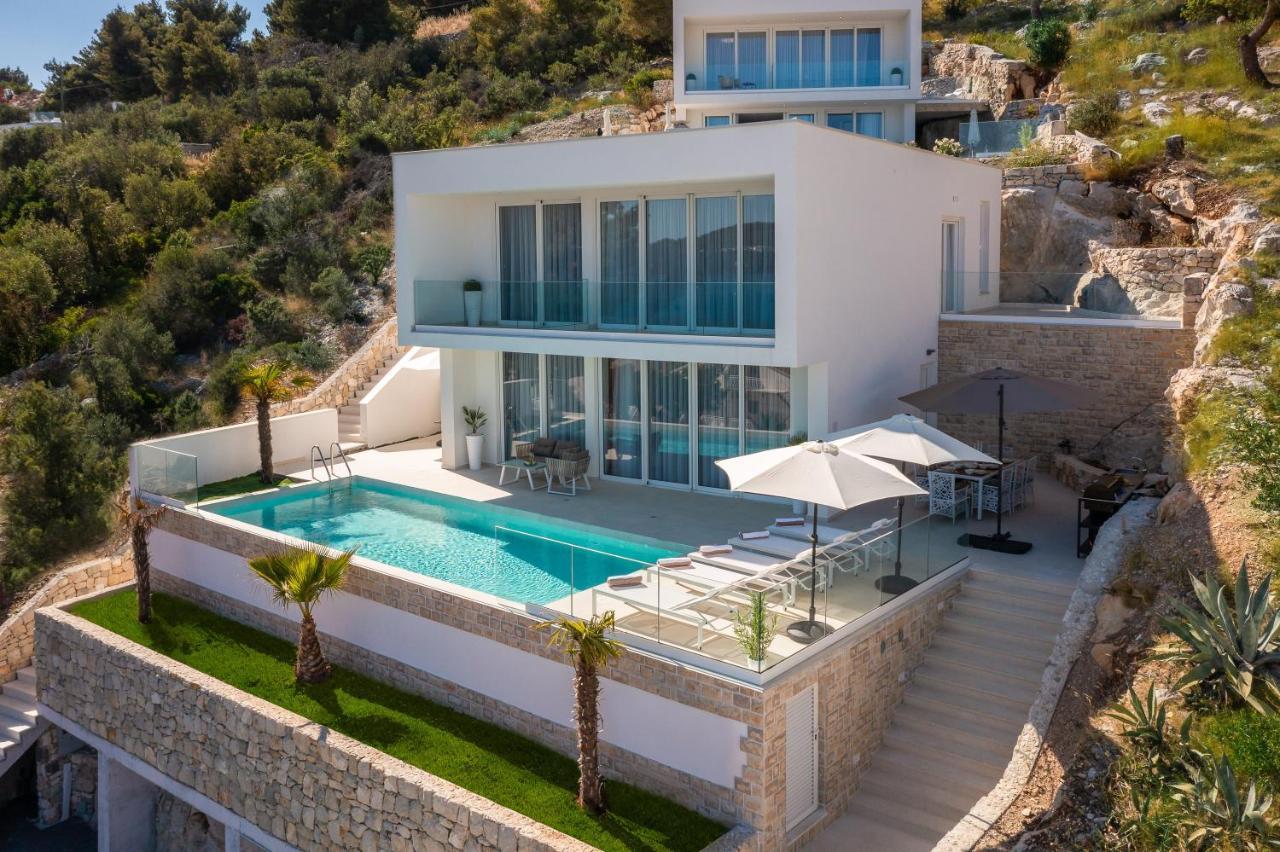 Villa Adria View With Heated Pool I Trogir Exterior photo
