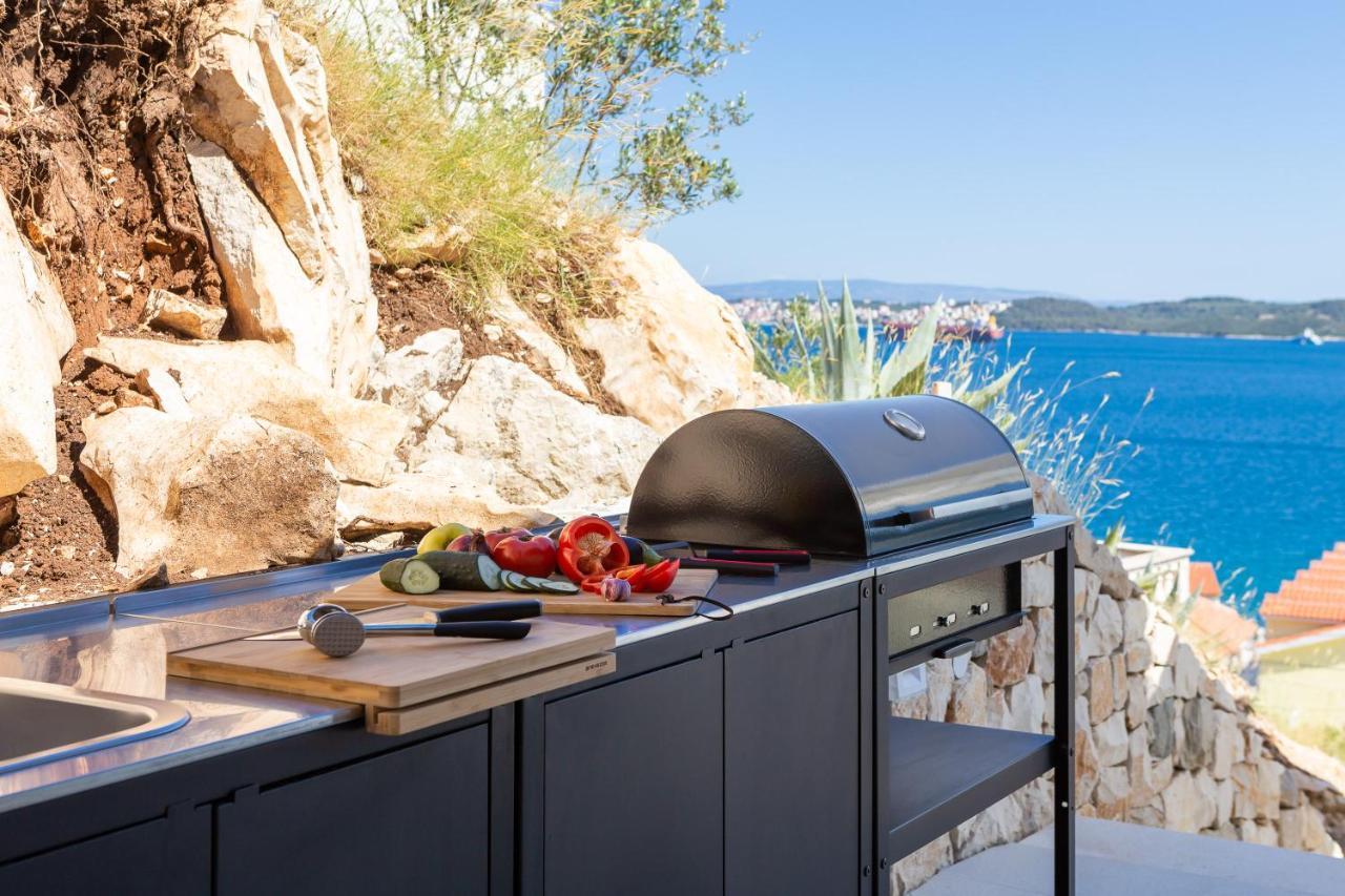 Villa Adria View With Heated Pool I Trogir Exterior photo