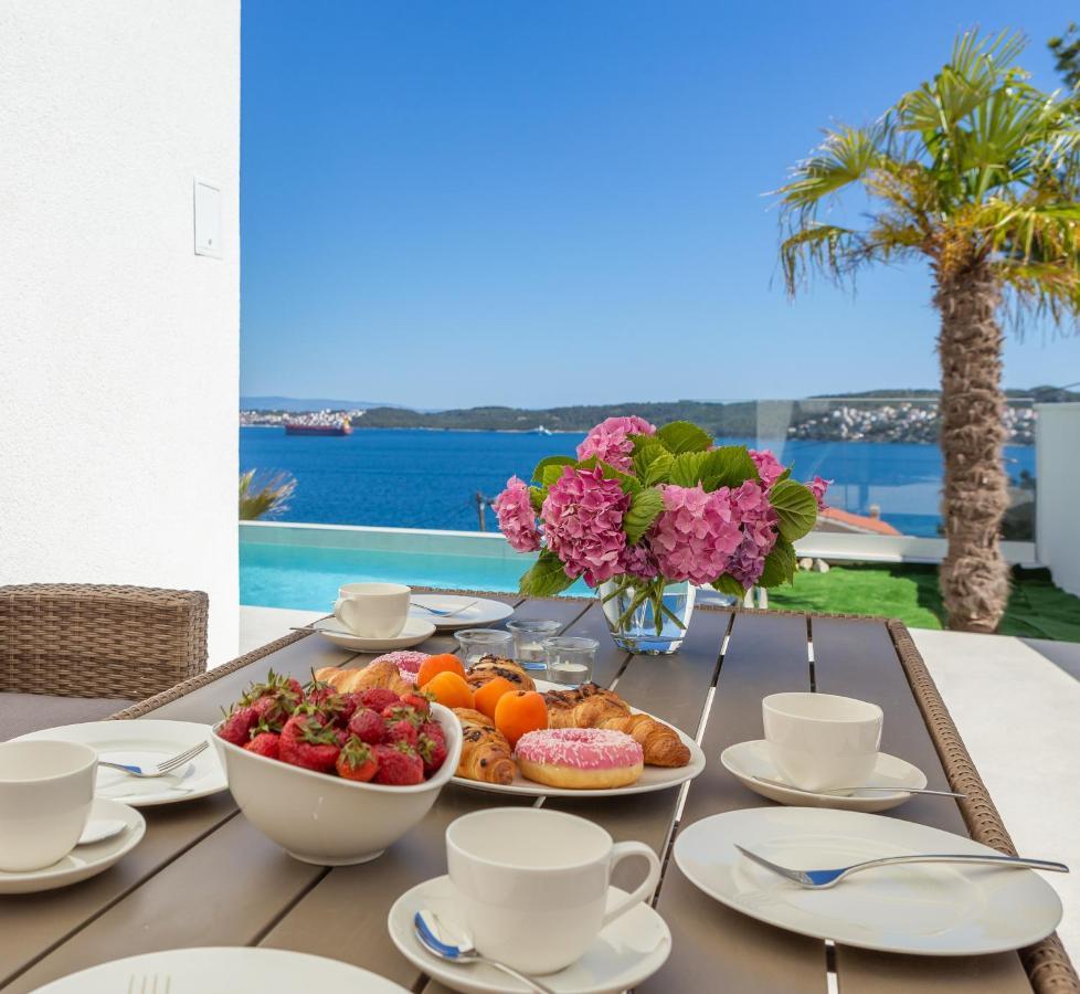 Villa Adria View With Heated Pool I Trogir Exterior photo