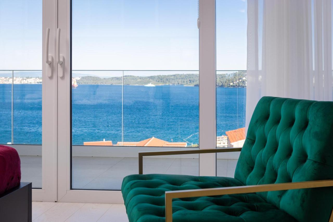 Villa Adria View With Heated Pool I Trogir Exterior photo